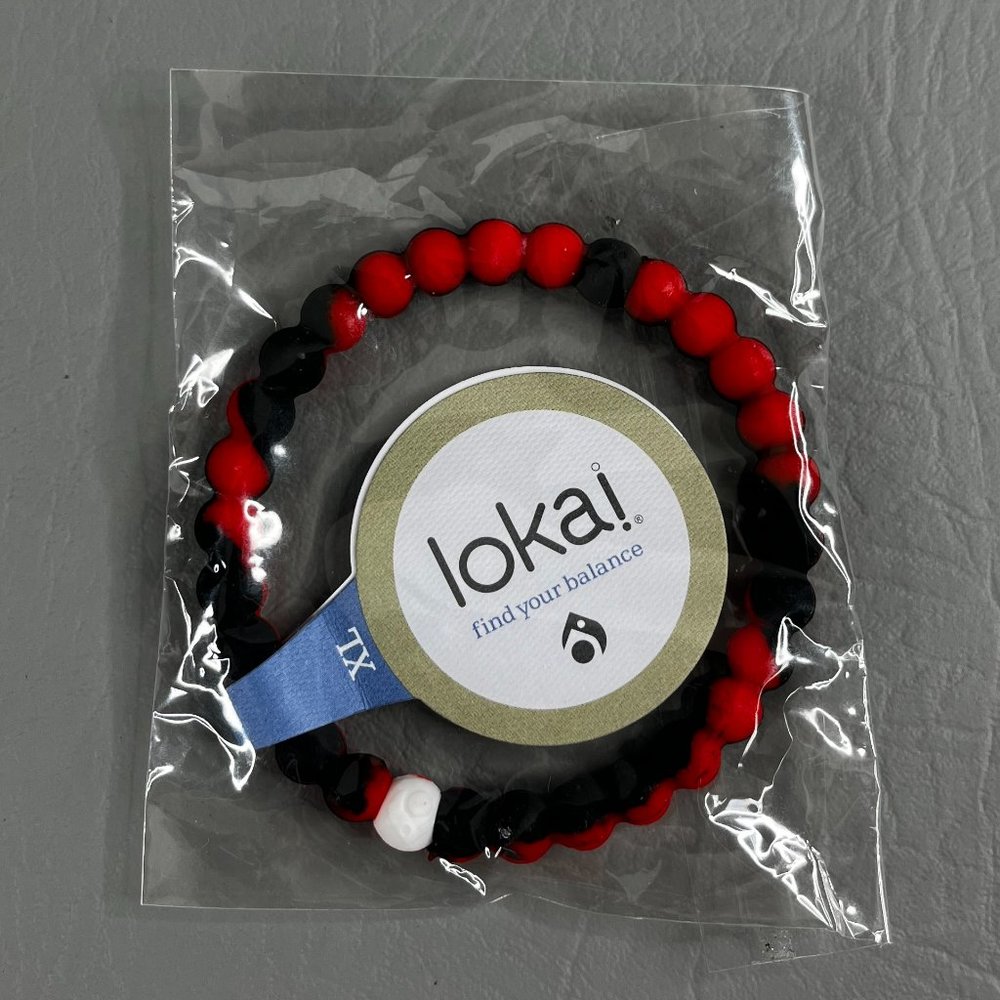 Lokai Bracelets Georgia Bulldogs Theme Red & Black New Sealed NWT